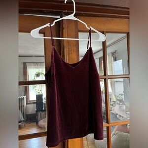 A New Day Velvet Sleeveless Top in Small